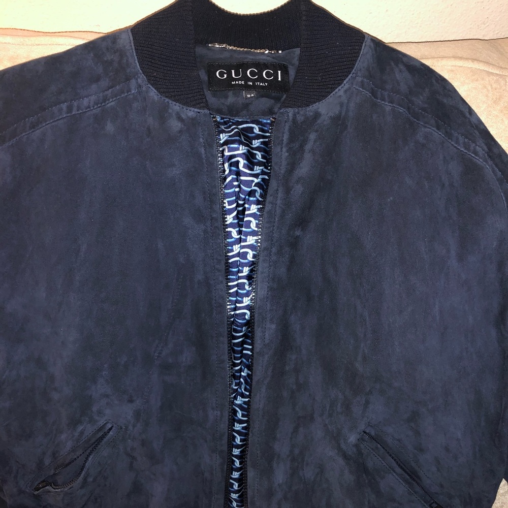 Suede Bomber Jacket